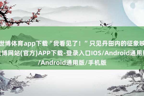 世博体育app下载“我看见了!”只见丹田内的征象映入识海-世博网站(官方)APP下载-登录入口IOS/Android通用版/手机版